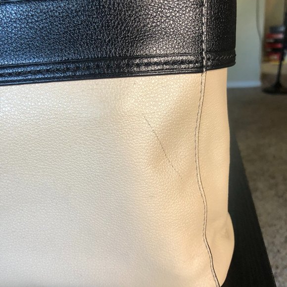 Kate Spade purse, black and tan - Picture 3 of 6